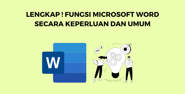 fungsi microsoft word