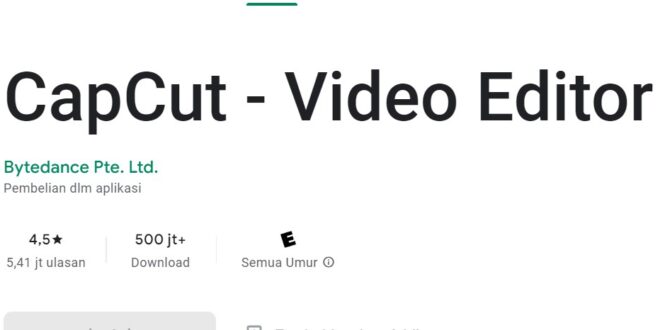 Aplikasi CapCut Pro
